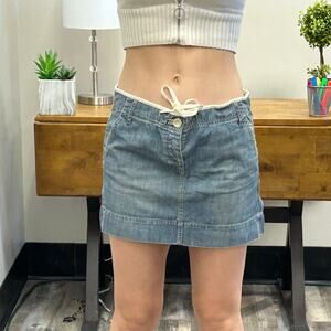 Vintage Y2K Gap Denim Skirt Size 4
